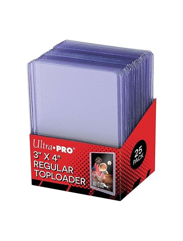 Ultra Pro 3" x 4" Regular Toploader 25ct – Clear