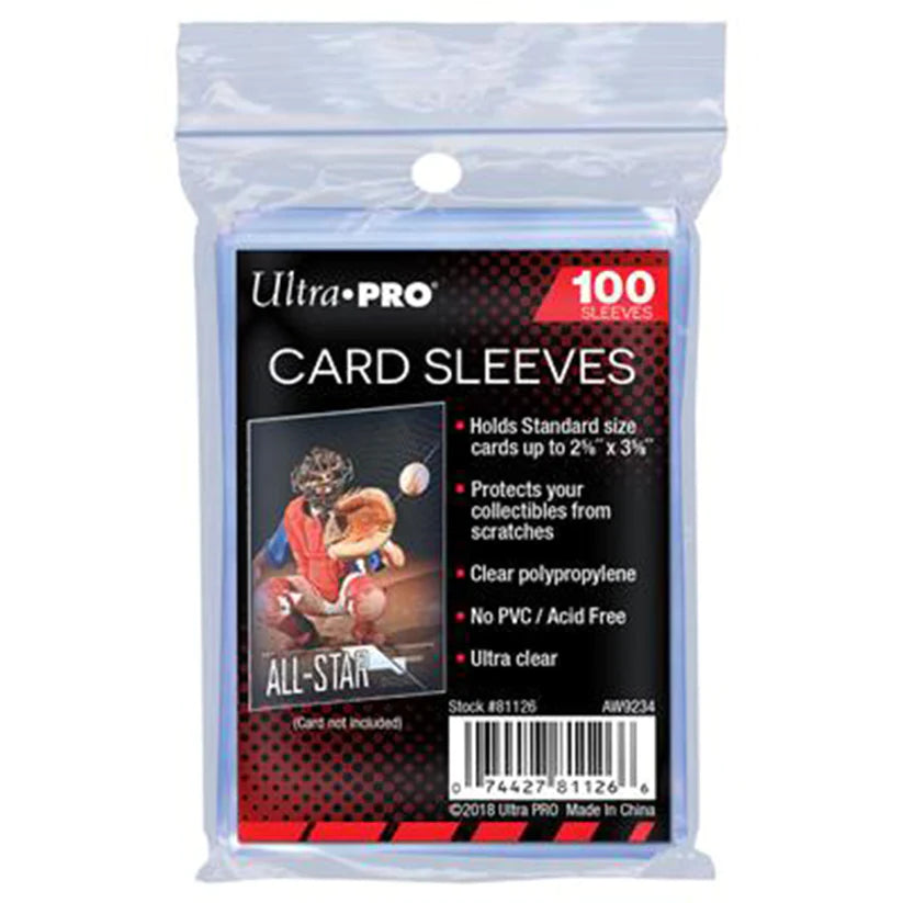 Ultra Pro Standard Soft Card Sleeves 100ct – Clear